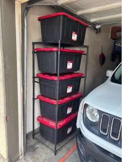Tote Tower w/ 4 Bins