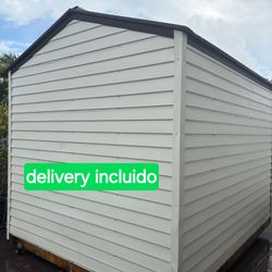 8x10 Sheds Casita De Patio Delivered Including Sale Crane 