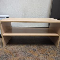 Blonde stackable cabinets