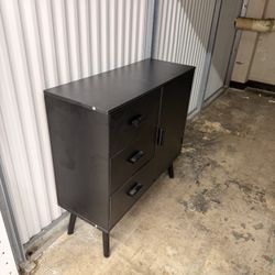 Modern Black Storage Cabinet / Dresser