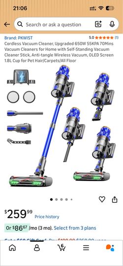 Cordless vacuum cleaner