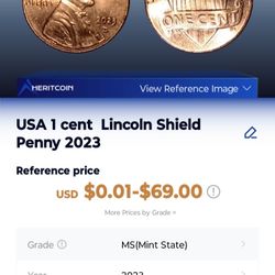 USA 1 Cent Lincoln Shield Penny 2023