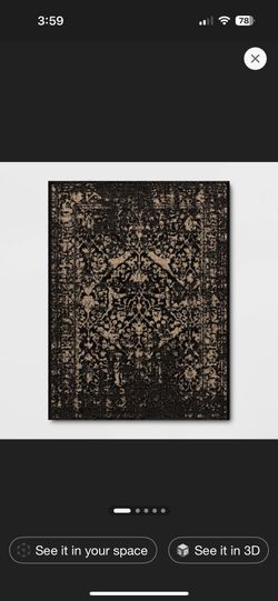 Outdoor Area Rug 5’3x7 