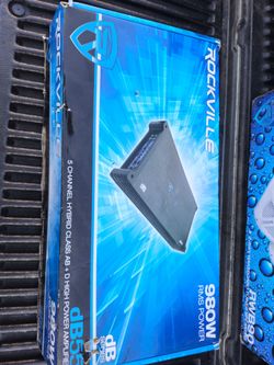 Rockville amplifier 980w 5 channels