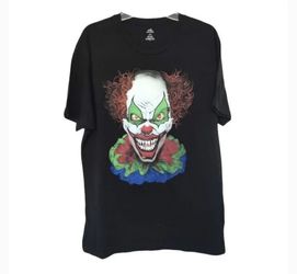 Way to Celebrate Halloween Men’s Scary Clown Shirt