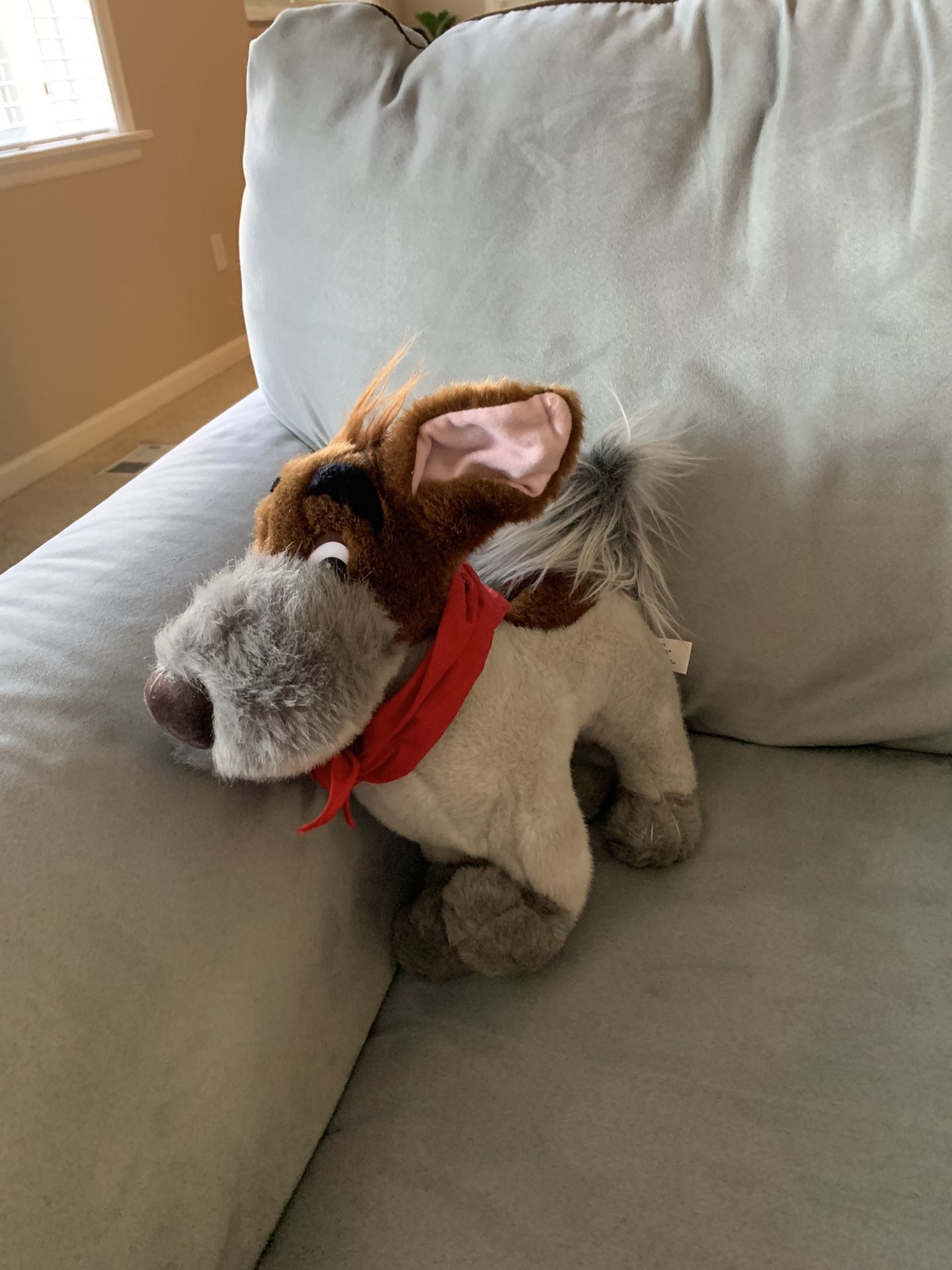 Rare Oliver & Company Dodger Dog Disney 13" Plush 1988