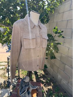 AG Tan Suede Jacket
