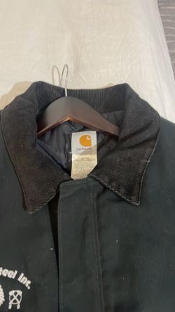 Carhartt men’s Thermal Black Jacket xXl New Rainier Steel