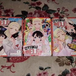 OTAKU ELF MANGA VOLUMES 1 -3 
