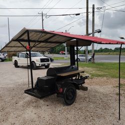 Bbq Pit On Trailer With Roof