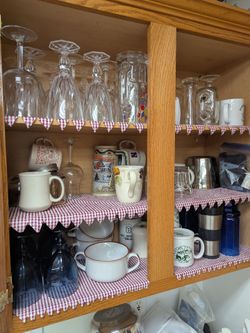 Plates, cups, bowls, glasses