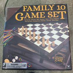 Family 10 game set. 10 in 1. MAKE ME OFFERS!