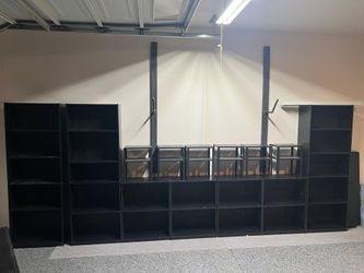 Bookcases cabinets and tables