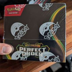Pokemon perfect order booster box