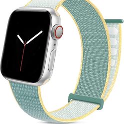 Nylon Sport Loop Bands, Stretchy Adjustable Apple Watch Bands 38mm 40mm