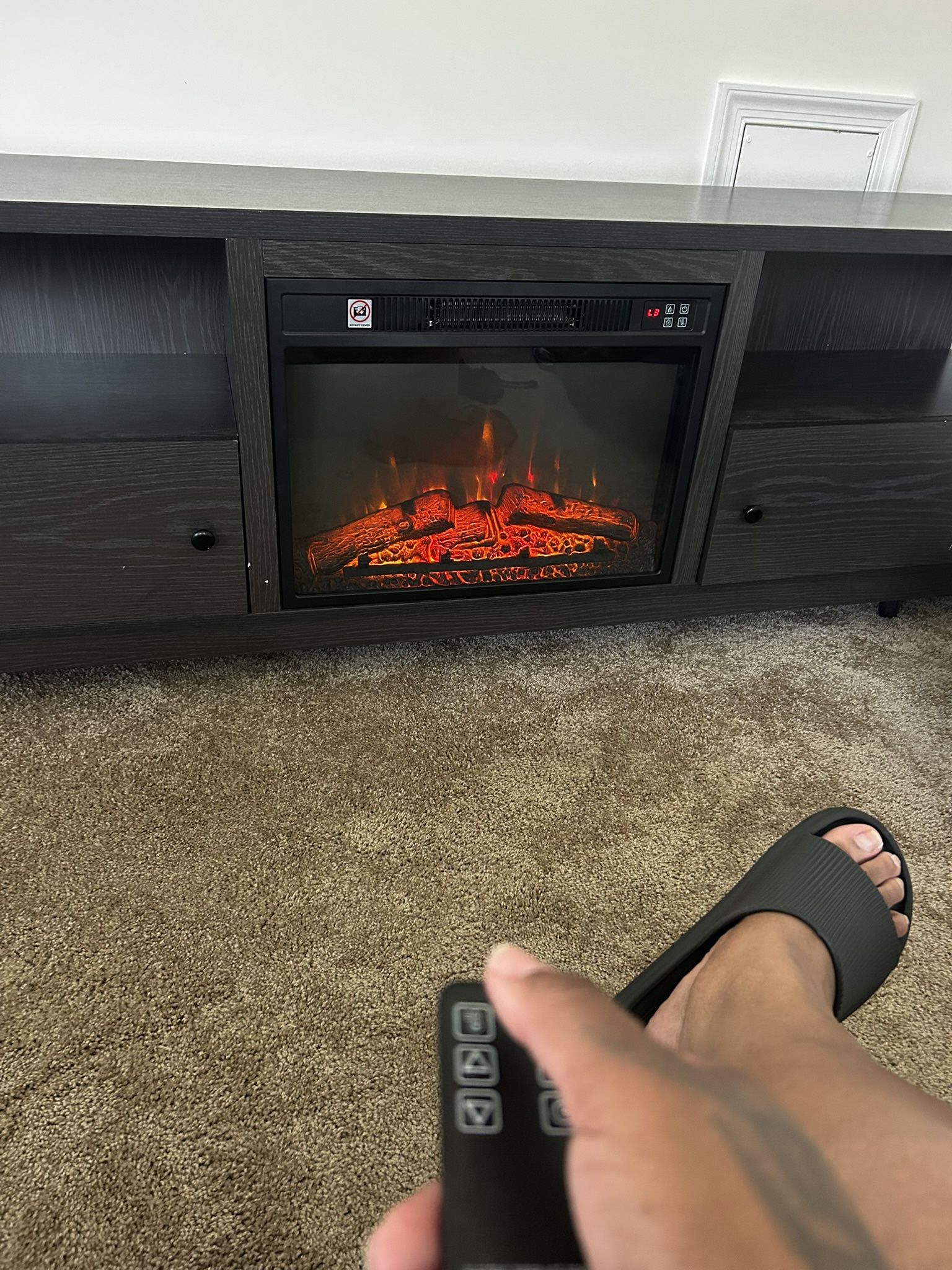 Electric Heater Tv Stand