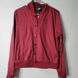 Nike Swoosh Nylon Light Varsity Bomber Size M