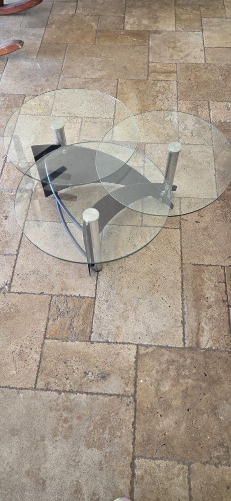 Glass Round Coffee Table