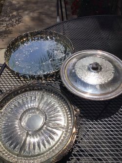 Silver plated   Serving pieces