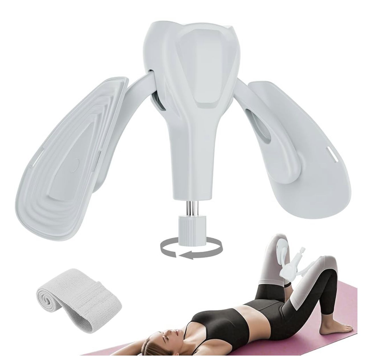 New In Box, Upgraded Inner Thigh Exerciser for Women, 0-77lbs Adjustable Pelvic Floor Muscle Exercise Devices,