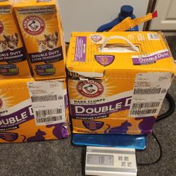58lbs Kitty Litter And Supplies 