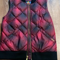 Chaleco De Mujer Rojo Y Negro/ Women Vest 