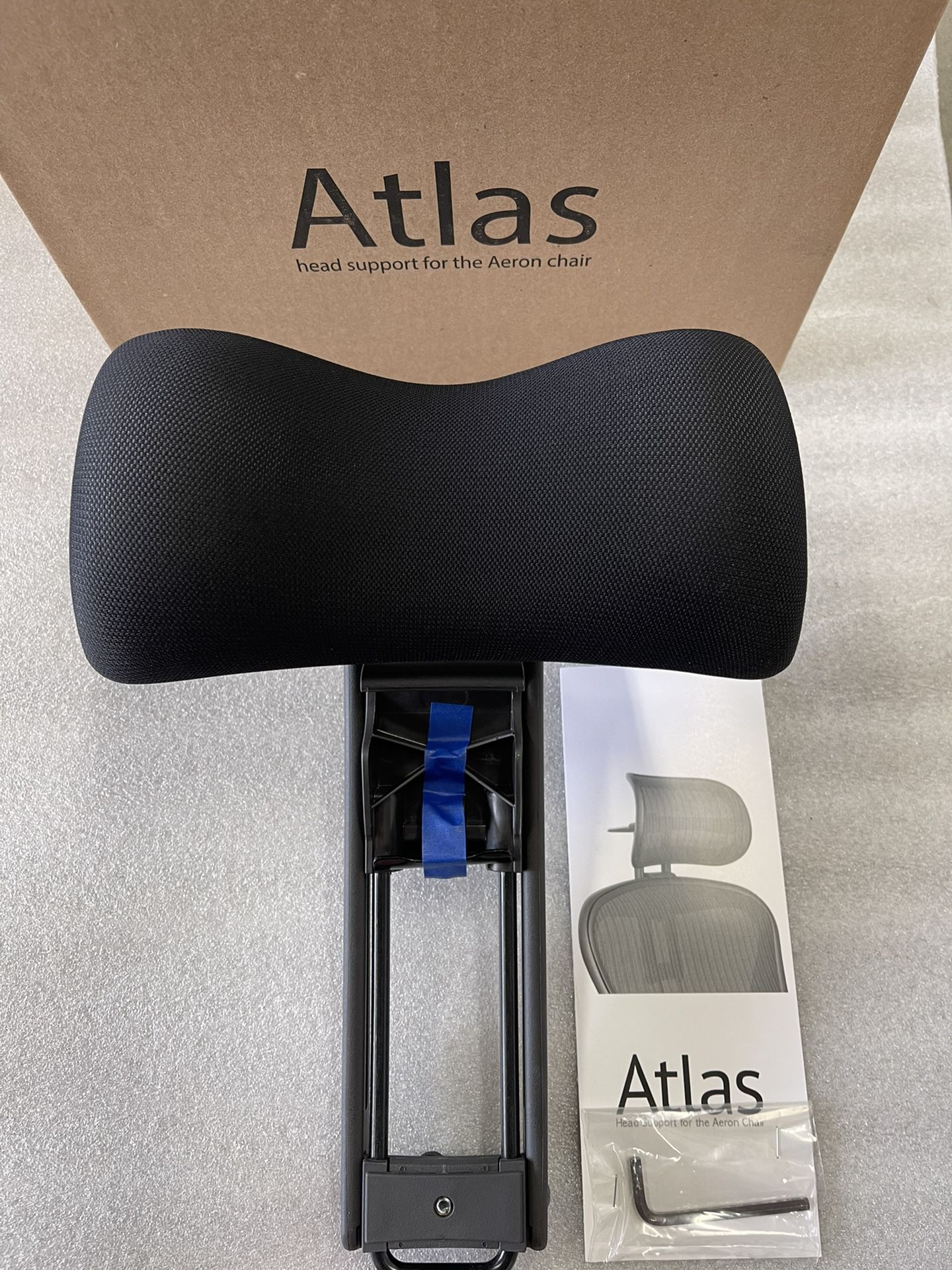 Brand New In Box Atlas Cushion Headrests For Herman Miller Aeron Classic & Remastered Chairs