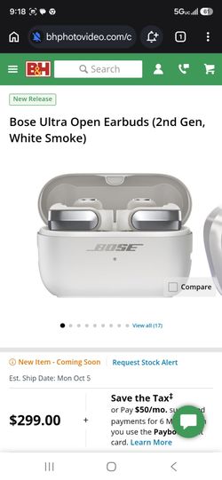 BRAND NEW BOSE ULTRA FIT 2ND GEN