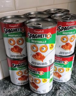 Spaghetti O's and Meatballs