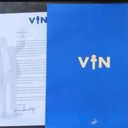 Vin Scully DODGERS 2016 Retirement Letter