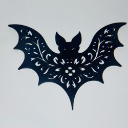 3-D Printed Halloween Bat: Spooky Gothic Wall Decor