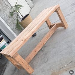 Handcrafted Solid Wood Bench 