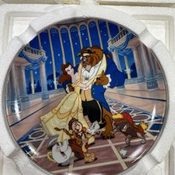 Disney Collector Plate Beauty & The Beast First in Series
