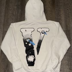 Vlone Pop Smoke Hawk Em Hoodie Size medium