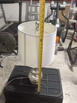 Silver Table Lamp