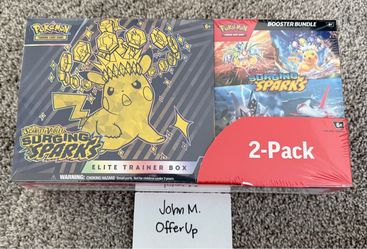 Pokémon Surging Sparks Elite Trainer & Booster Bundle Costco NEW