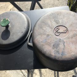 Round 8-10” Castiron Pot With Lid 