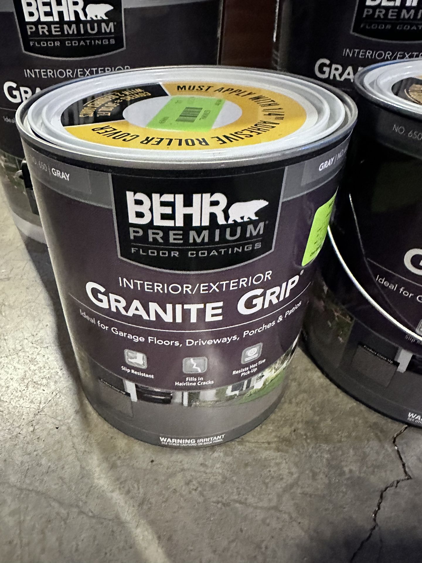 Gray Granite Concrete Granite Grip Colors Granite Grip Behr Cement