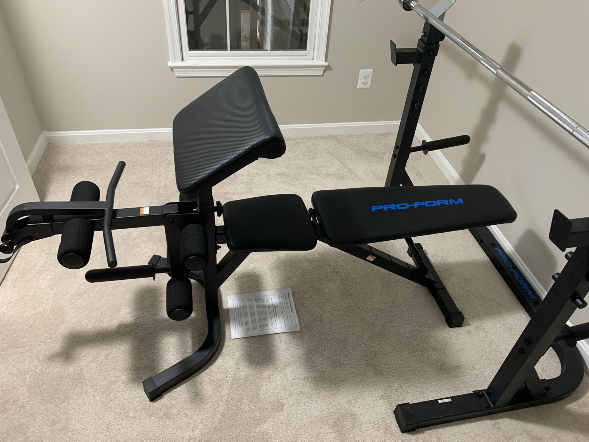 Weight Bench and Rack (no bar)
