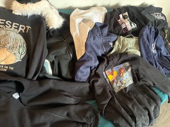 Mixed Lot of Hoodies and Sweatshirts