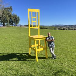 Giant Yellow Chair