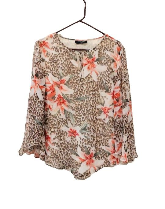 Women's Hawaiian Silkland Blouse XL