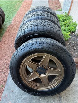 Method Toyota Tacoma wheels and tires Chevy Silverado