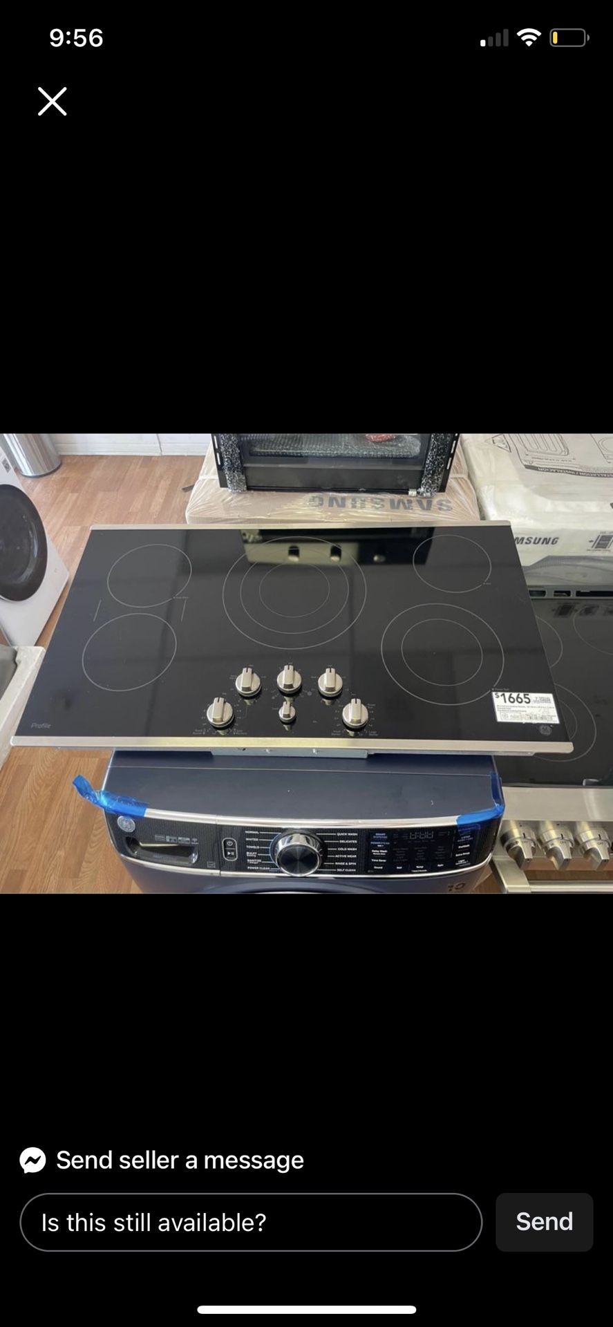 Ge profile 36” Electric Radiant Cooktop