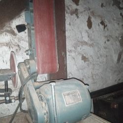 2-way Woodshop Belt And Disc Sander