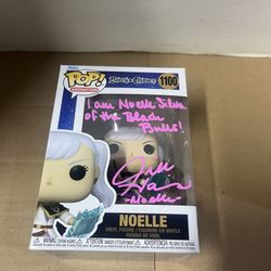 Funko POP Black Clover 1100 Noelle Signed By Jill Harris With COA