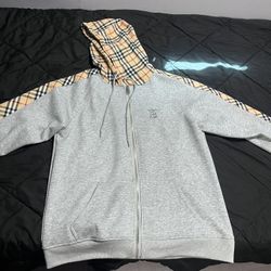 Grey Burberry Sweater 