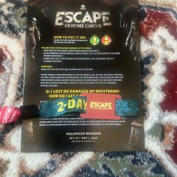 2025 Escape Halloween -2- Day GA Experience Pass 
