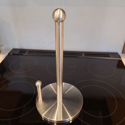 Stainless nickle paper towel holder