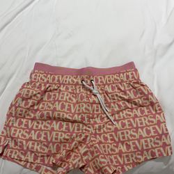 Versace Men’s Pink Swimtrunks Sz S
